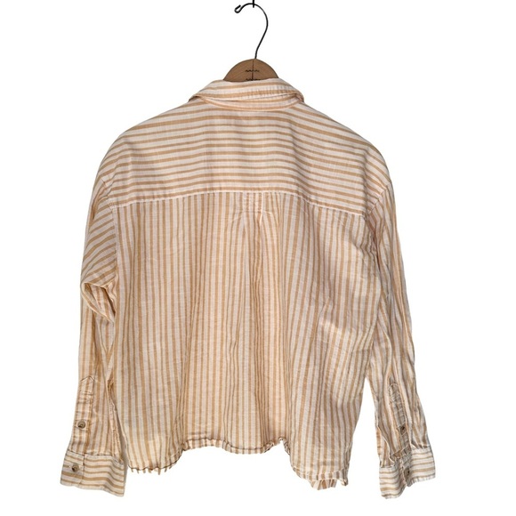 Madewell | Boxy Workwear Shirt in Stripe - Picture 4 of 8